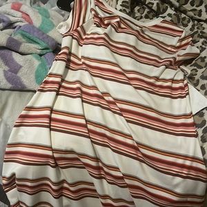 Stripe dress for 10! Perfect for summer with sandals or fall with a cute jacket